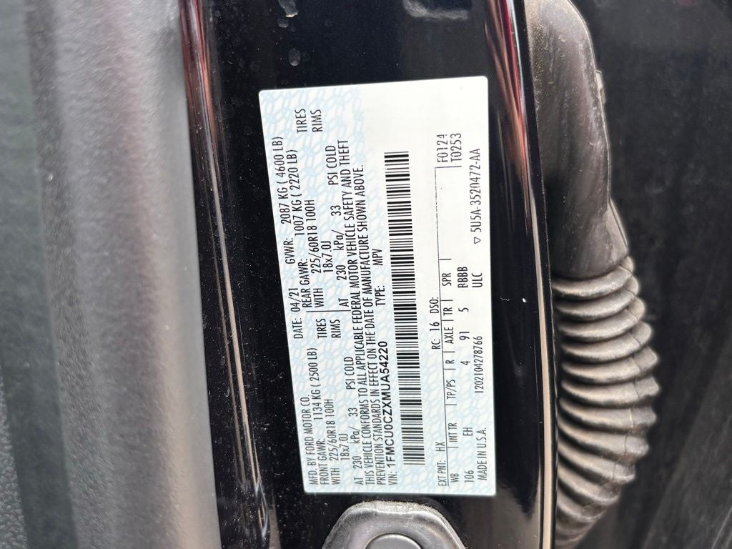 2021 Ford Escape Hybrid SEL