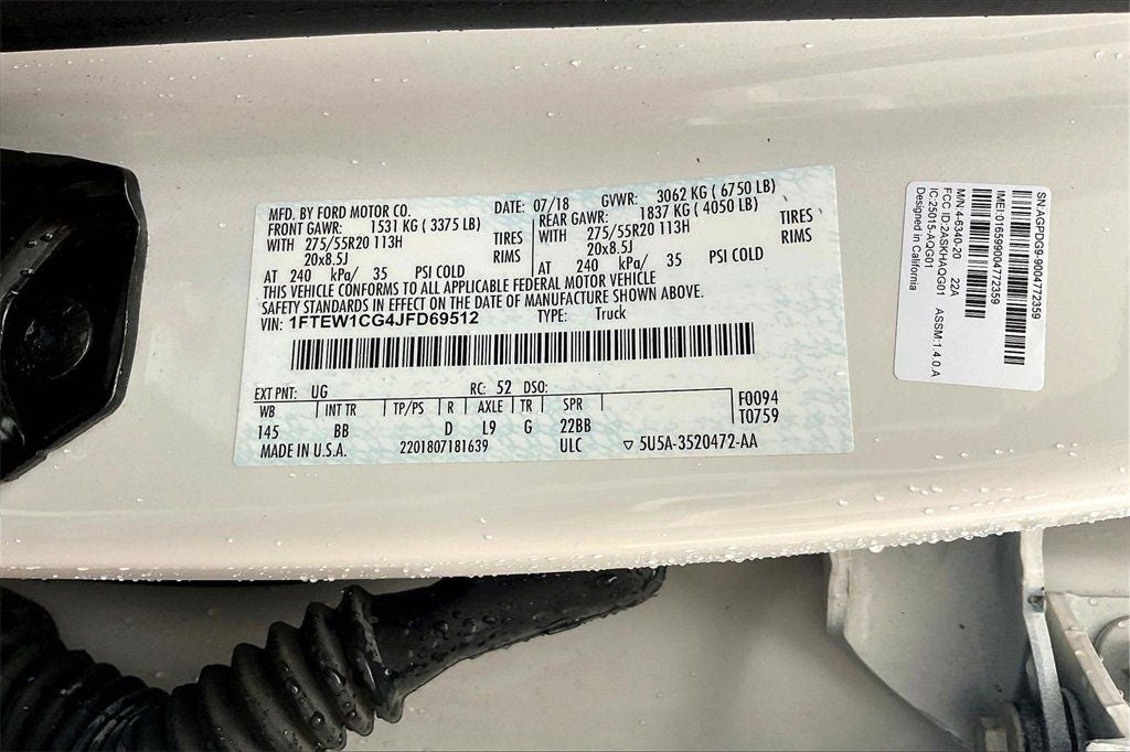 2018 Ford F-150 Platinum