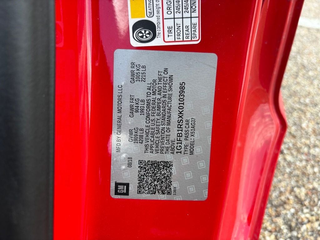 2019 Chevrolet Camaro 1LT