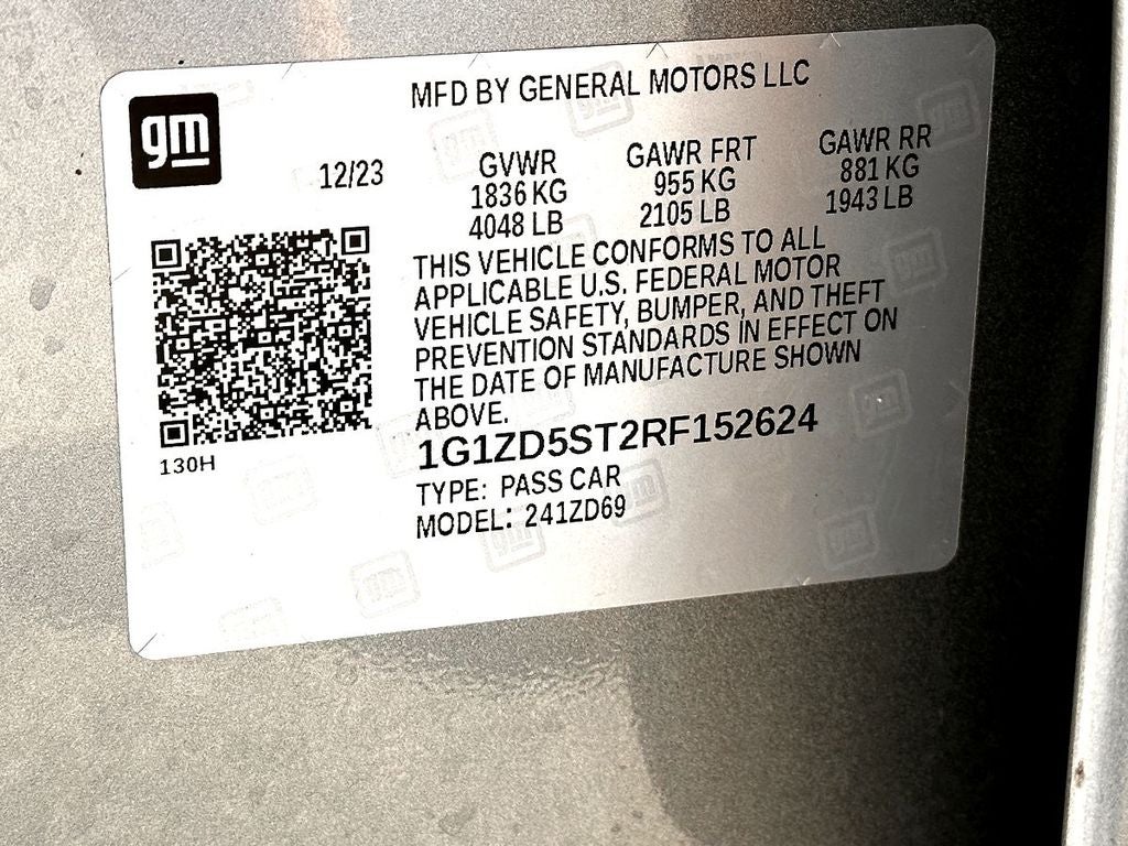 2024 Chevrolet Malibu LT 1LT