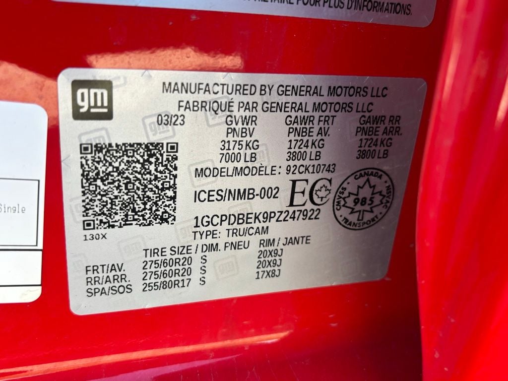 2023 Chevrolet Silverado 1500 Custom