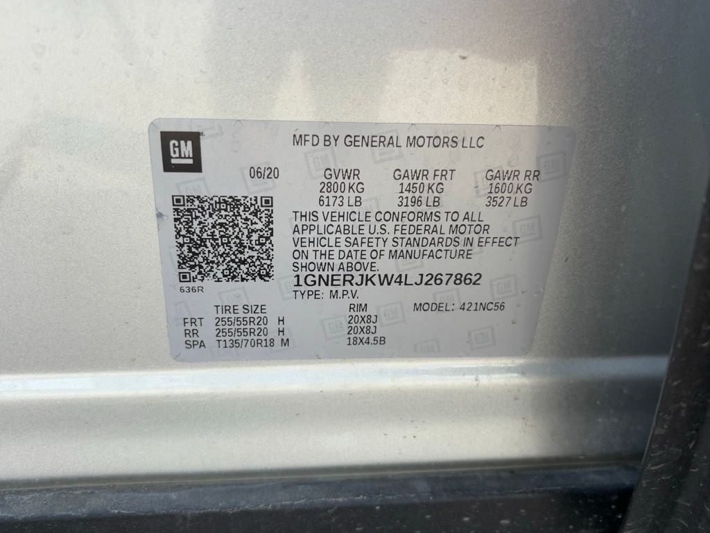 2020 Chevrolet Traverse RS