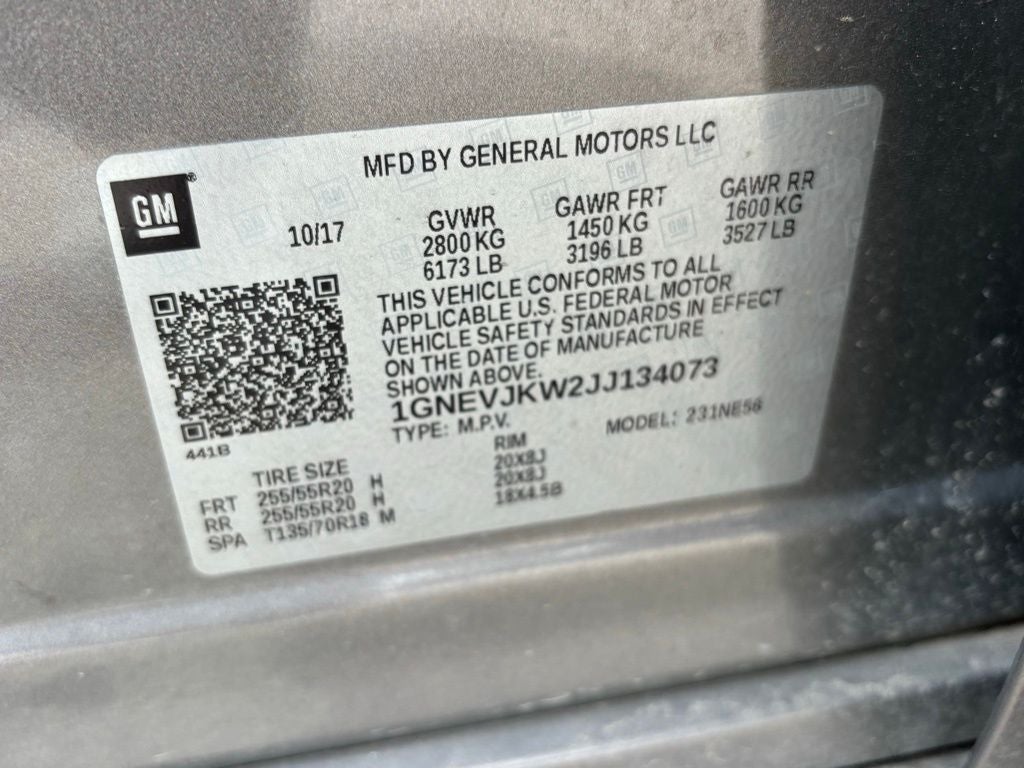 2018 Chevrolet Traverse Premier