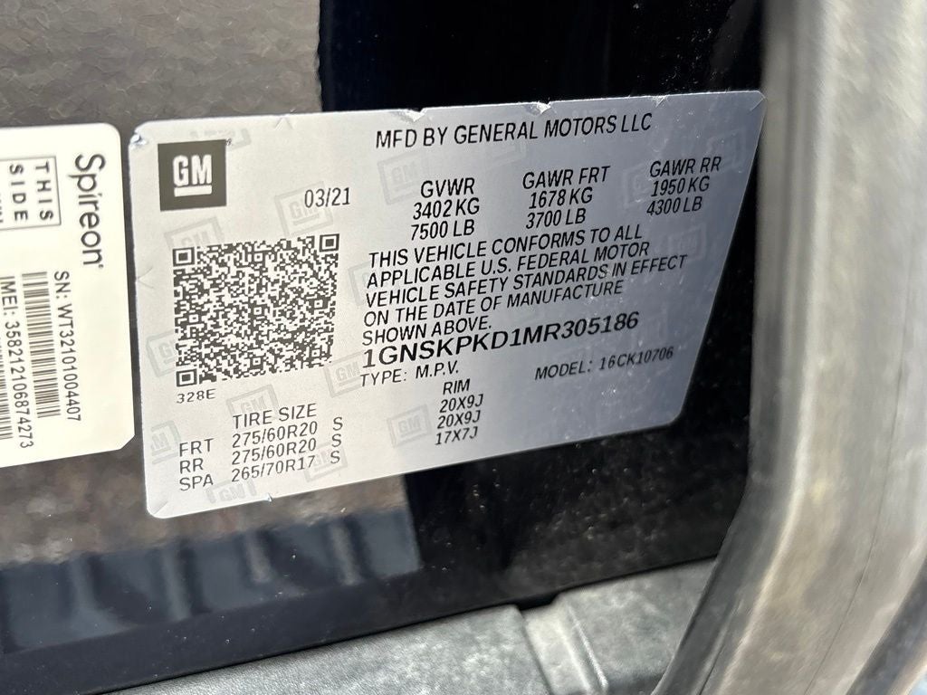 2021 Chevrolet Tahoe Z71