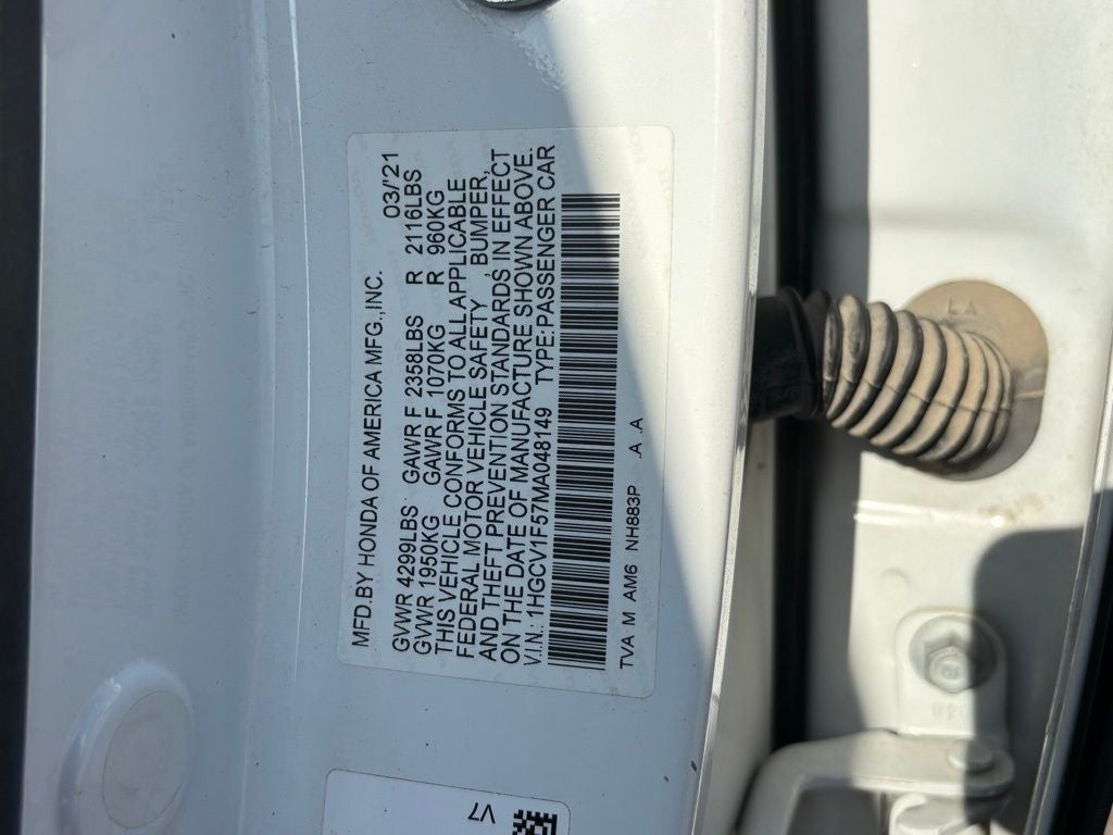 2021 Honda Accord EX-L