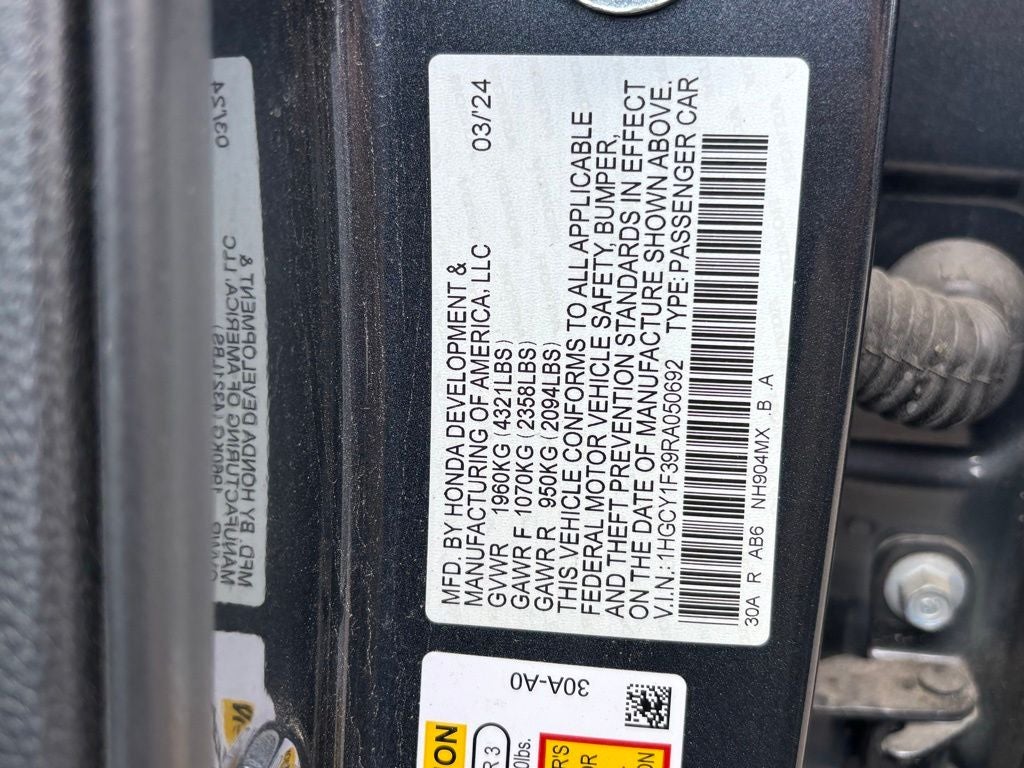 2024 Honda Accord EX