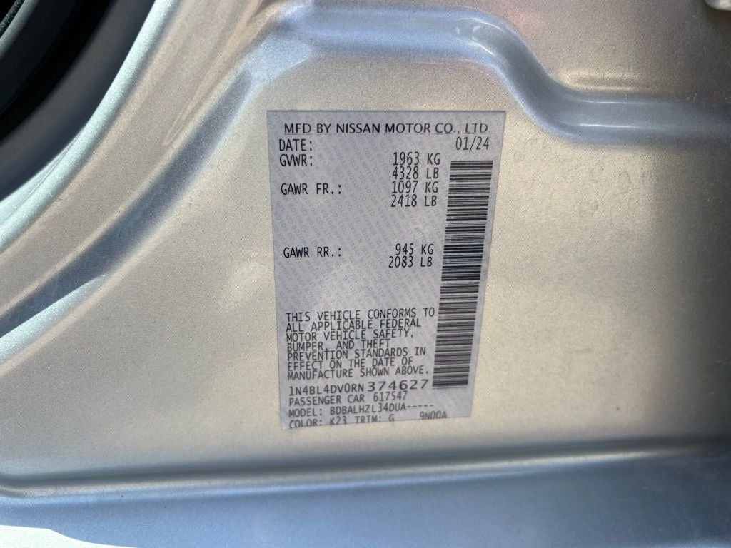 2024 Nissan Altima 2.5 SV