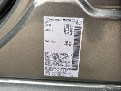 2025 Nissan Altima 2.5 SV