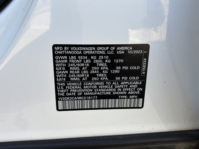 2024 Volkswagen Atlas Cross Sport SE