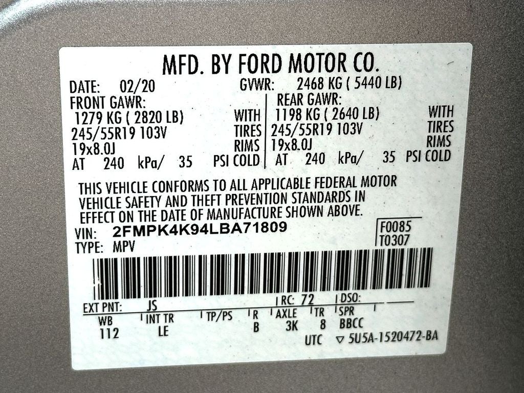 2020 Ford Edge Titanium