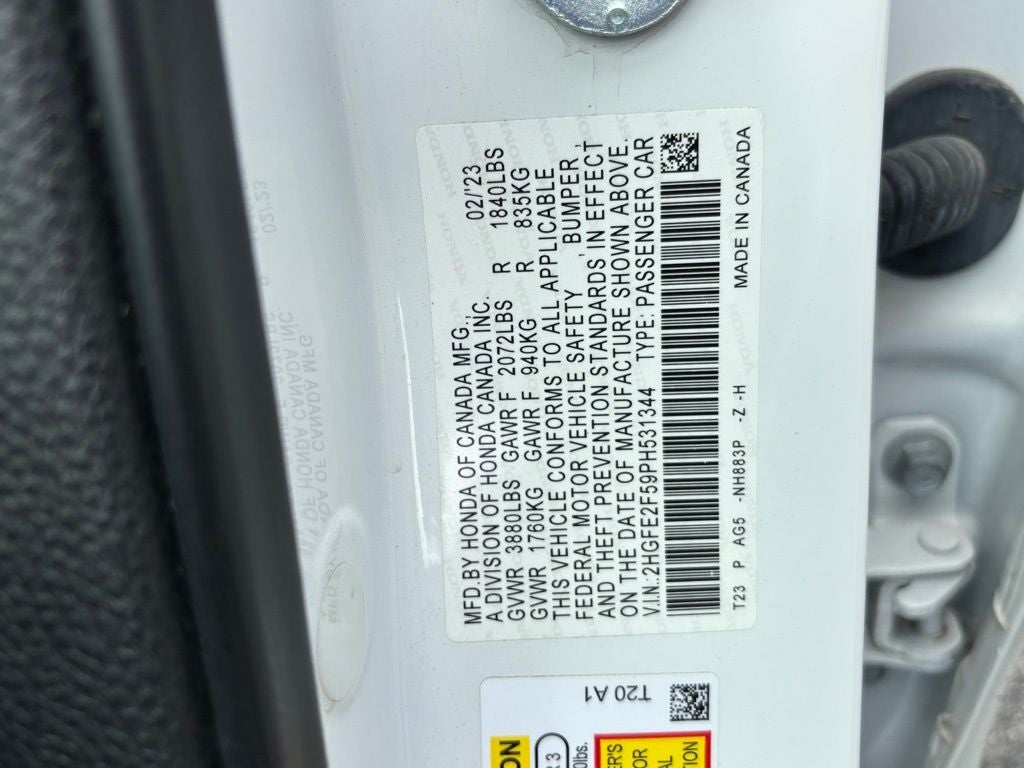 2023 Honda Civic Sport