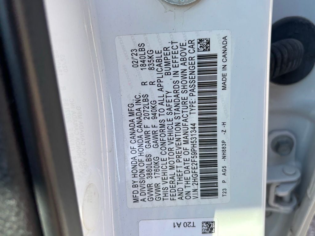 2023 Honda Civic Sport