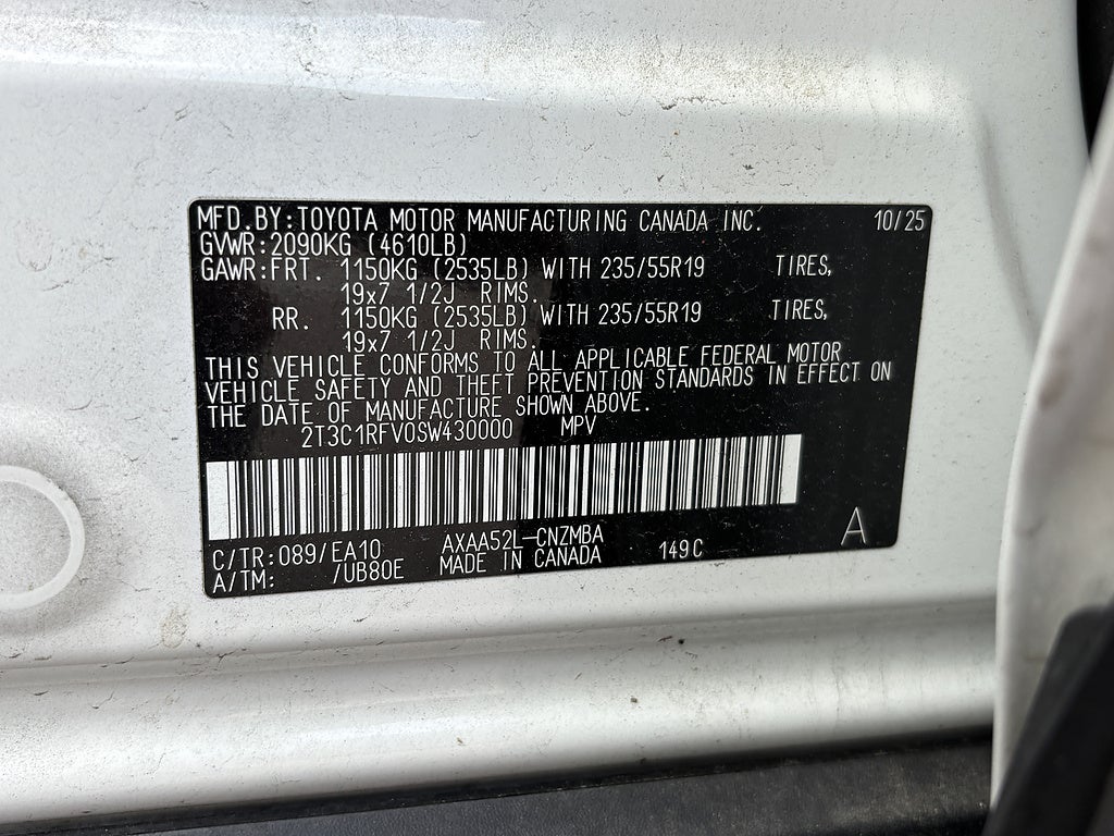 2025 Toyota RAV4 XLE Premium
