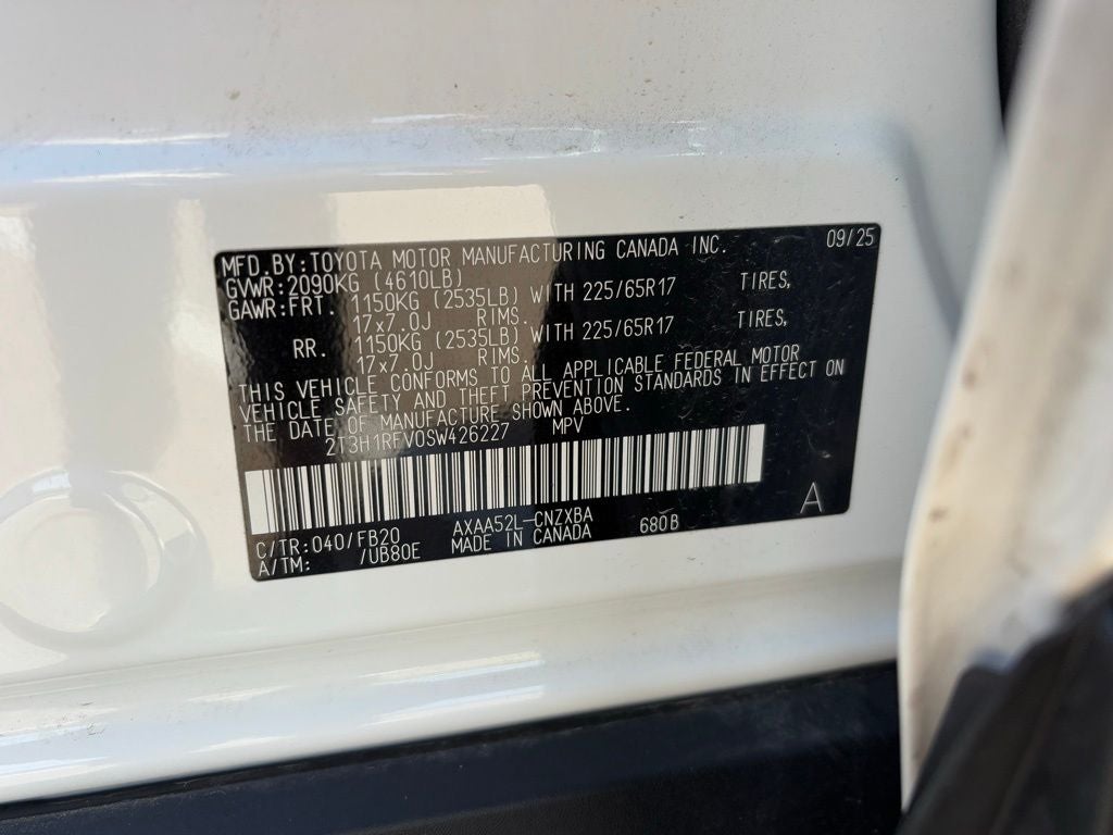 2025 Toyota RAV4 LE