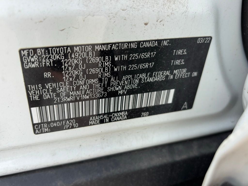 2022 Toyota RAV4 Hybrid XLE