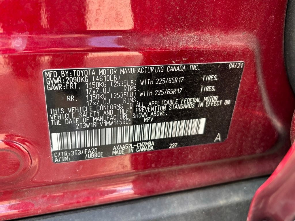 2021 Toyota RAV4 XLE