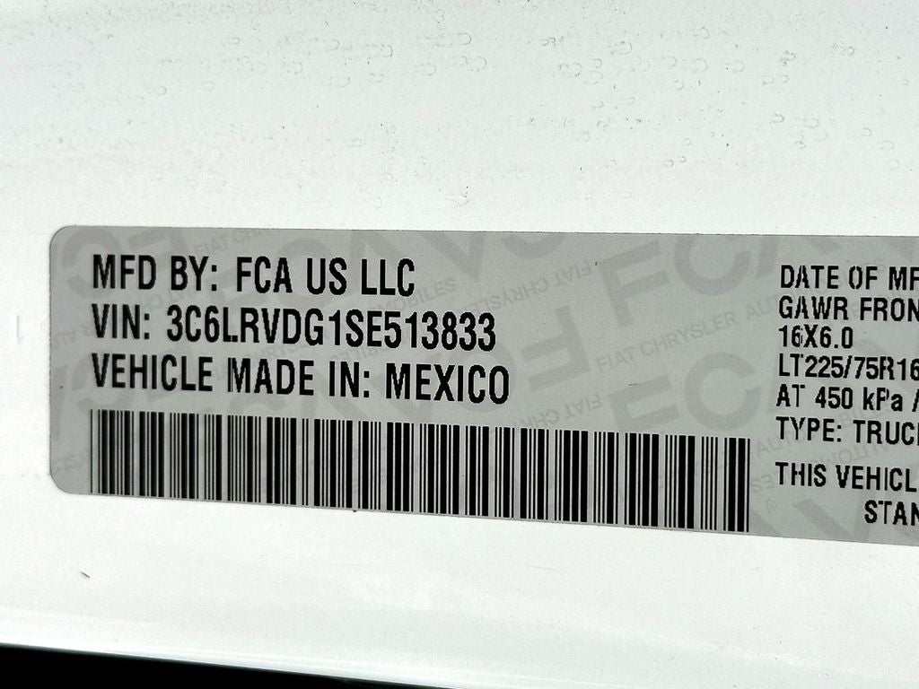 2025 RAM ProMaster 2500 High Roof 159 WB