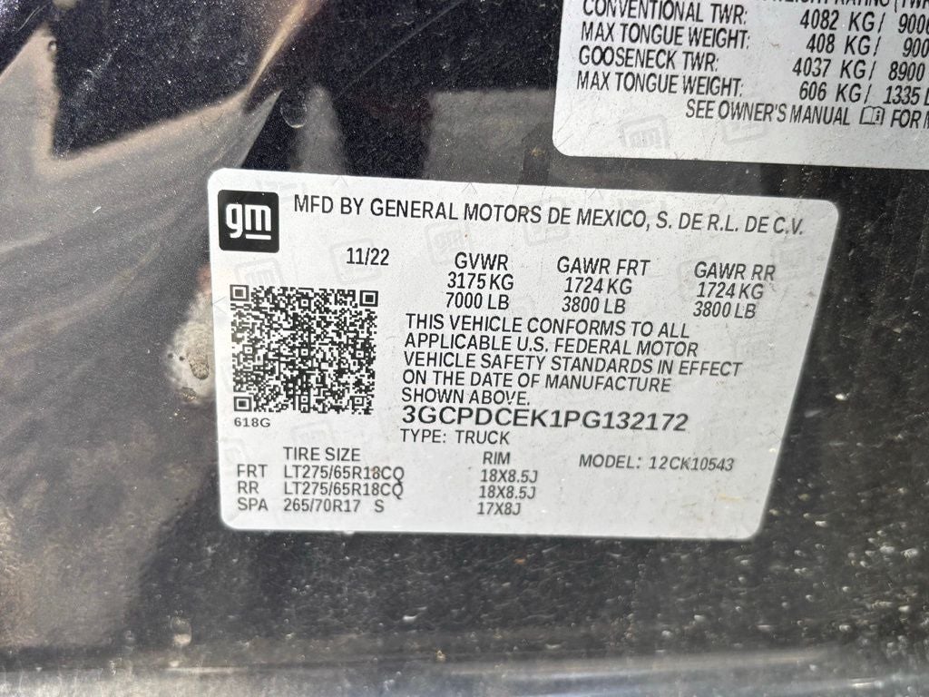 2023 Chevrolet Silverado 1500 Custom Trail Boss