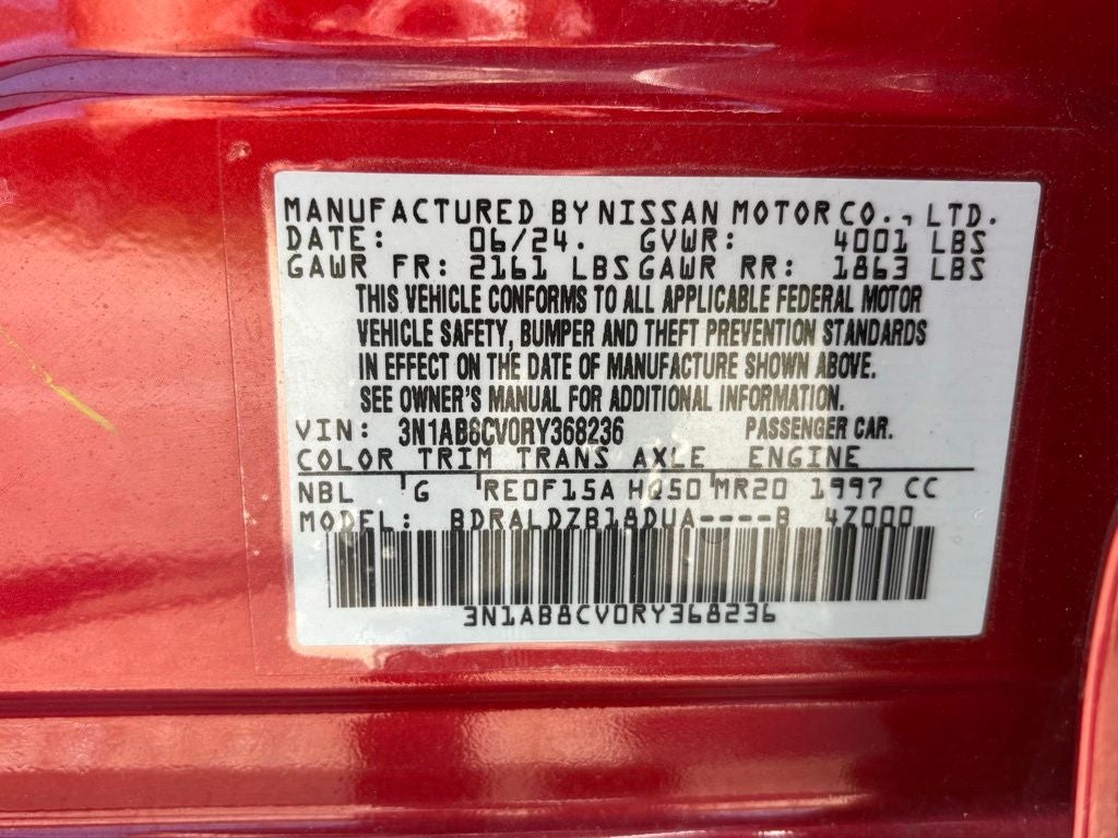 2024 Nissan Sentra SV