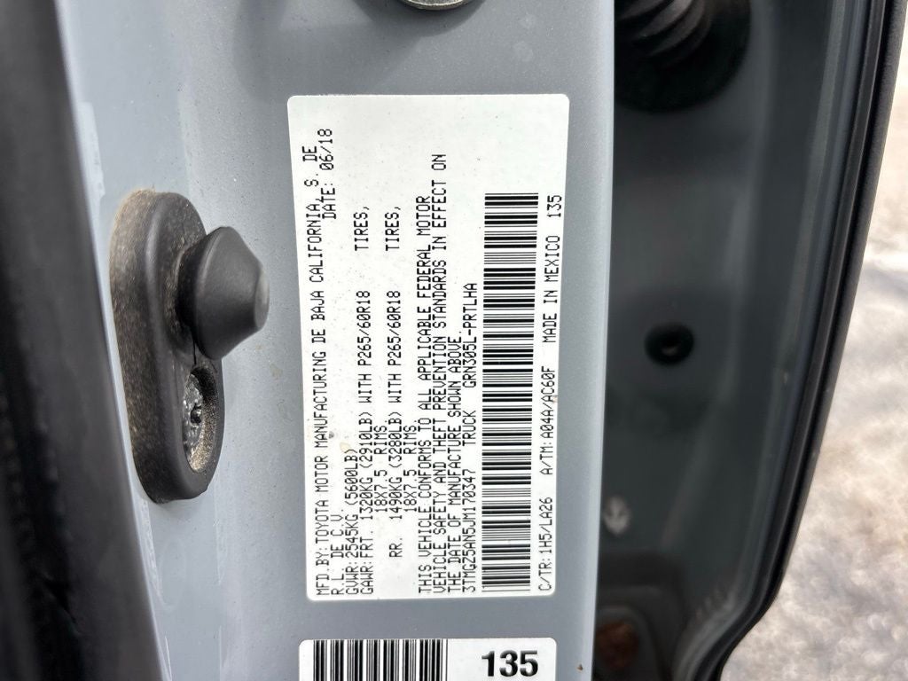 2018 Toyota Tacoma Limited V6