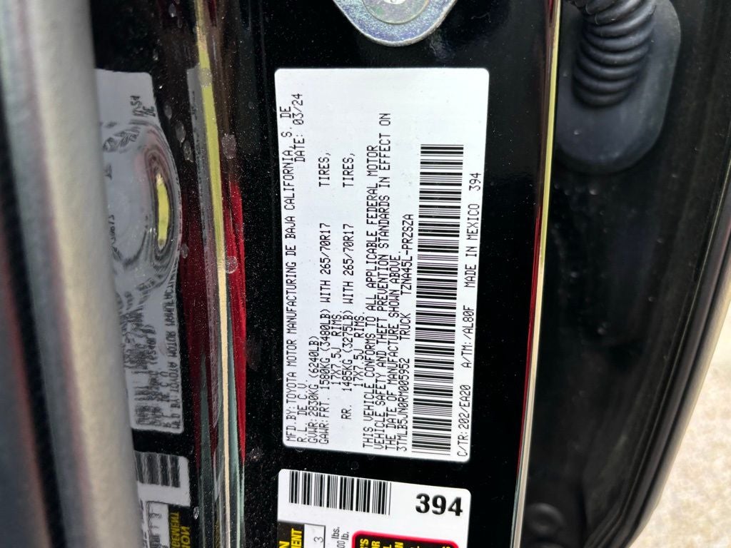 2024 Toyota Tacoma TRD Off-Road