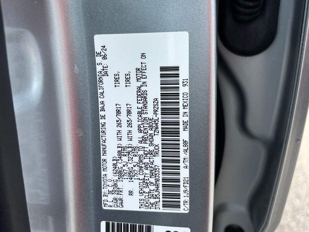 2024 Toyota Tacoma TRD Off-Road