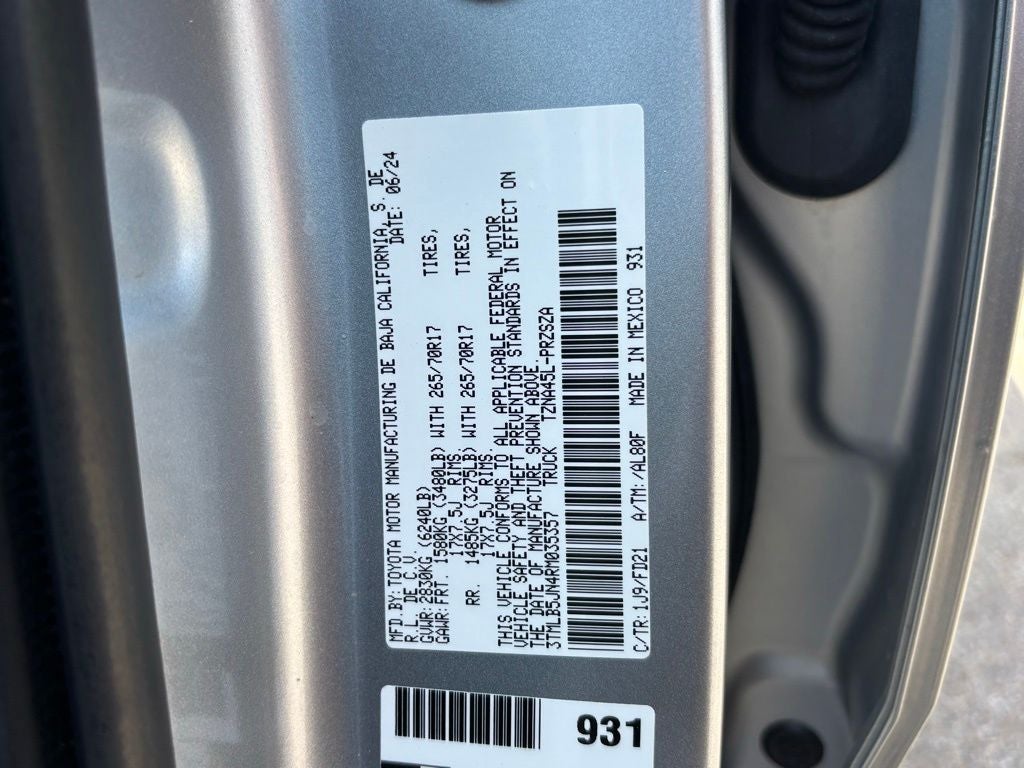 2024 Toyota Tacoma TRD Off-Road