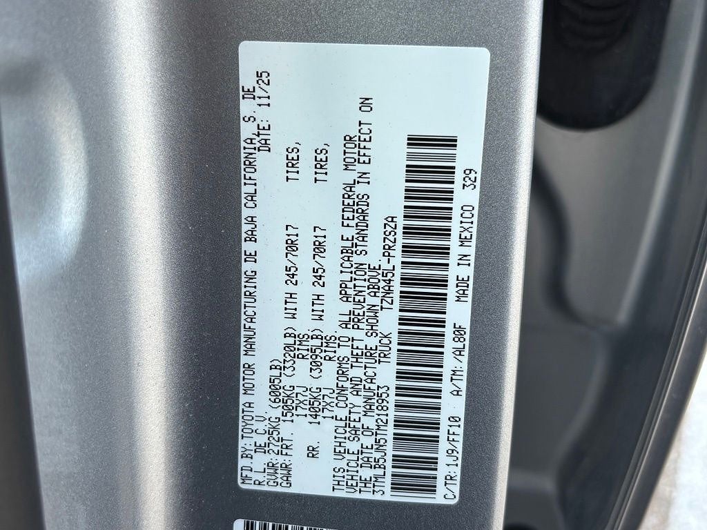 2026 Toyota Tacoma 4WD SR5