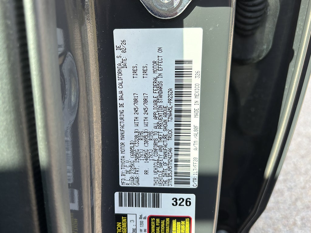 2026 Toyota Tacoma 4WD SR5