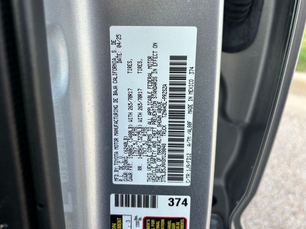 2025 Toyota Tacoma TRD Off-Road