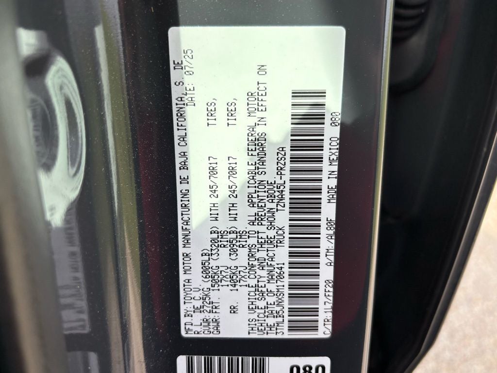 2025 Toyota Tacoma SR5