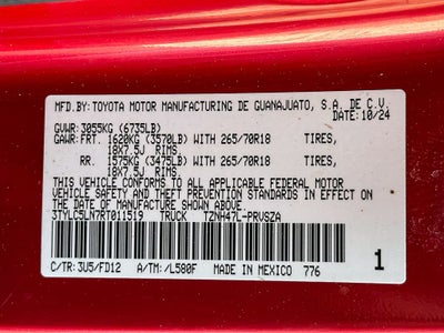 2024 Toyota Tacoma Hybrid TRD Off Road Hybrid