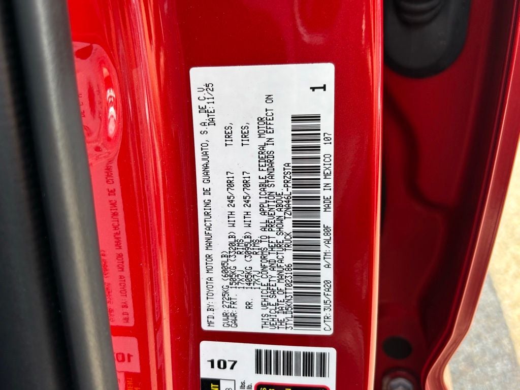 2026 Toyota Tacoma SR
