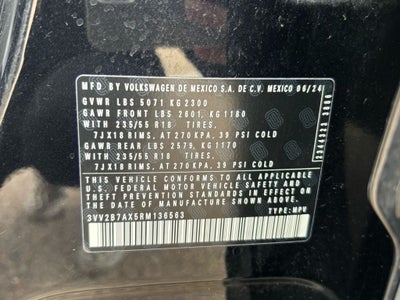 2024 Volkswagen Tiguan 2.0T SE