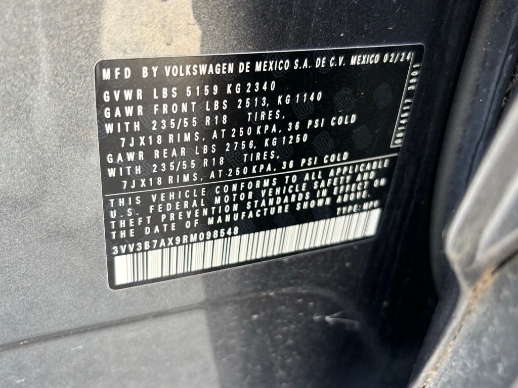 2024 Volkswagen Tiguan 2.0T SE