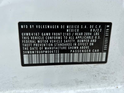 2023 Volkswagen Jetta 1.5T Sport