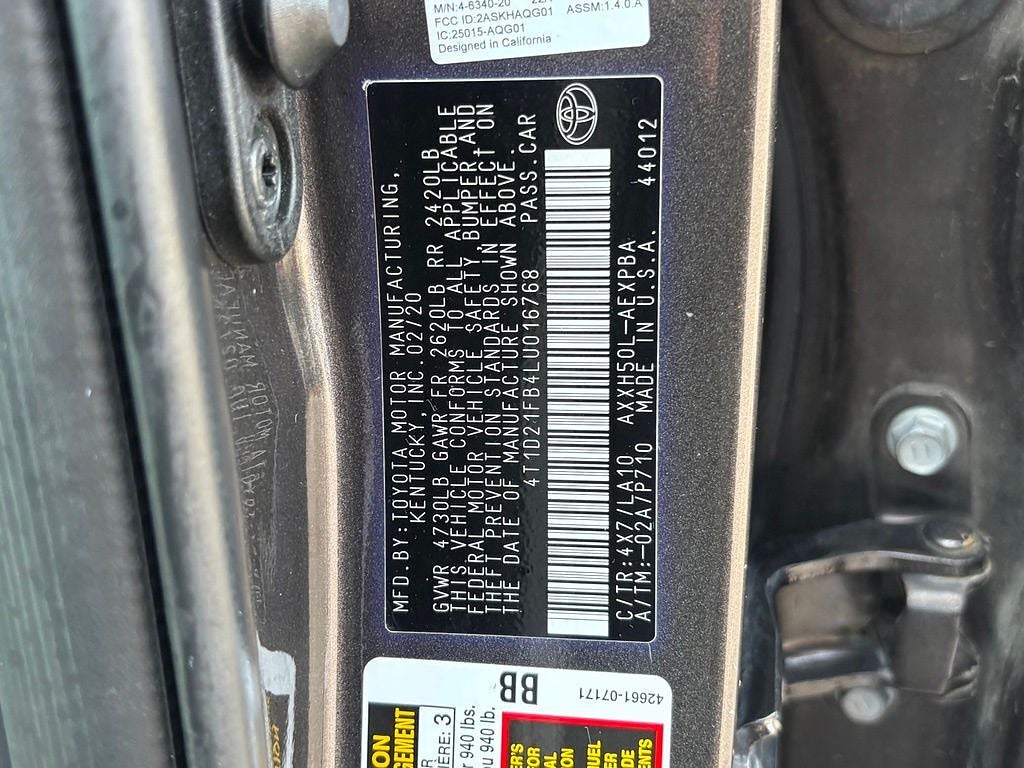 2020 Toyota Avalon Limited
