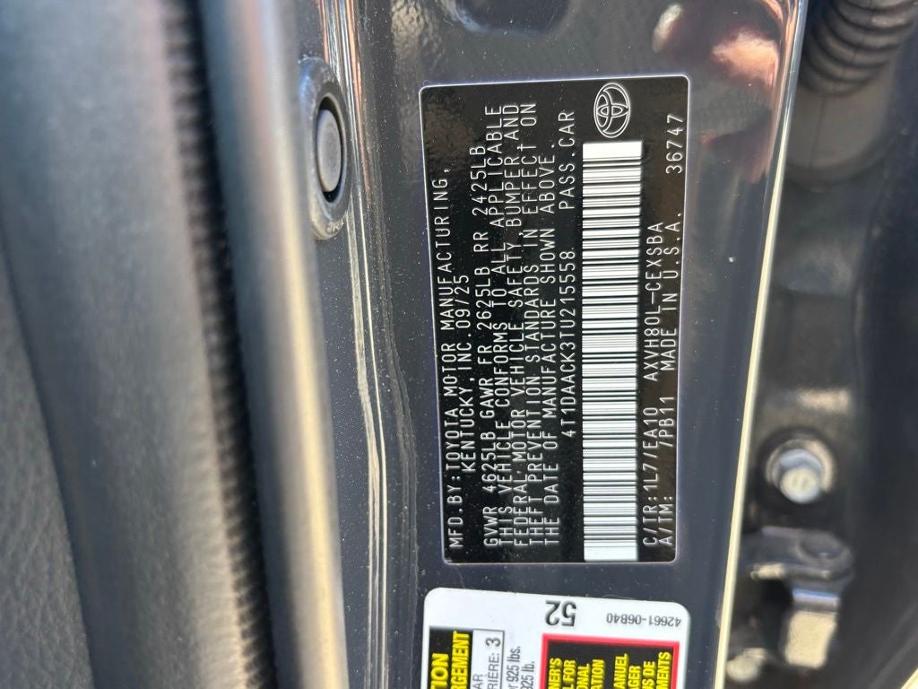 2026 Toyota Camry SE