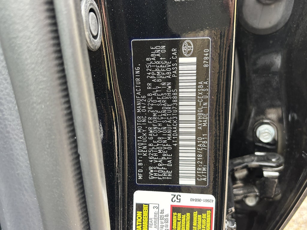 2026 Toyota Camry SE