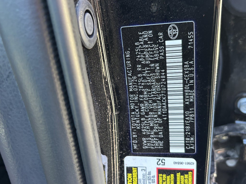 2026 Toyota Camry SE