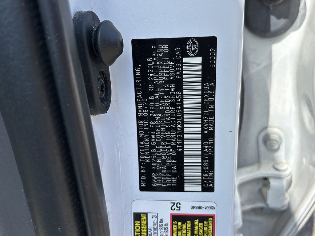 2020 Toyota Camry XLE