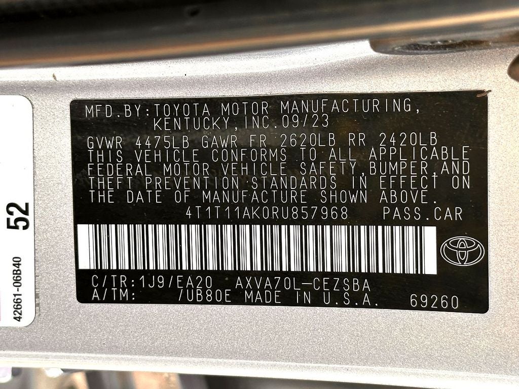 2024 Toyota Camry SE