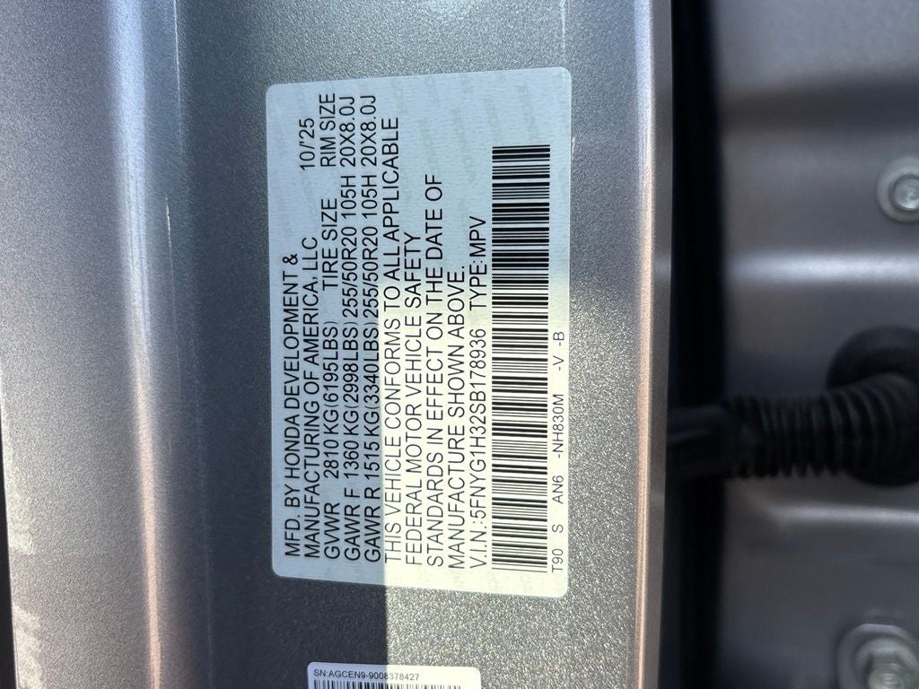 2025 Honda Pilot Sport