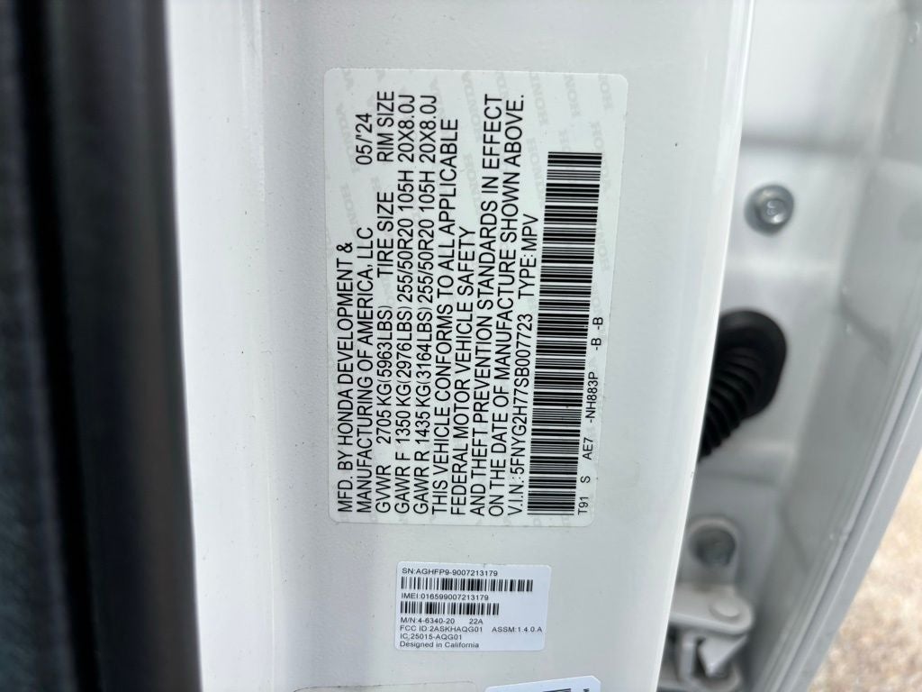 2025 Honda Pilot Touring