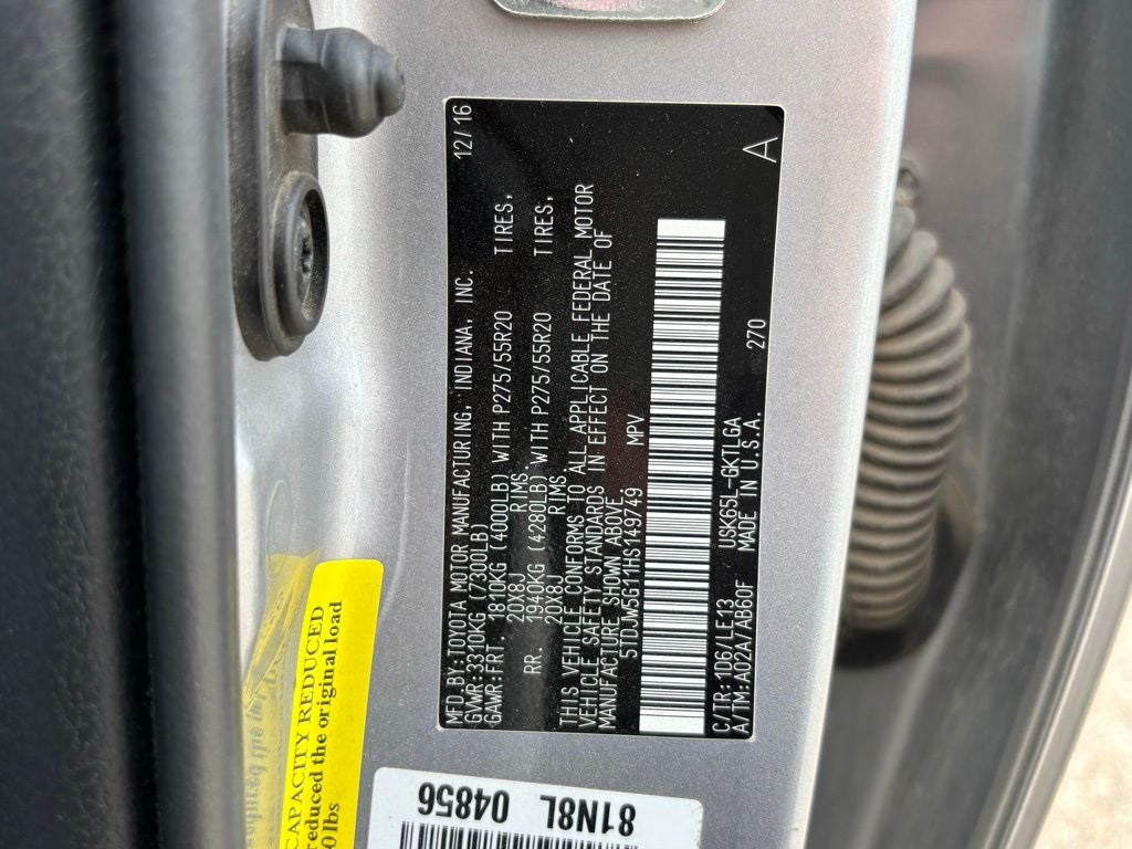 2017 Toyota Sequoia Limited
