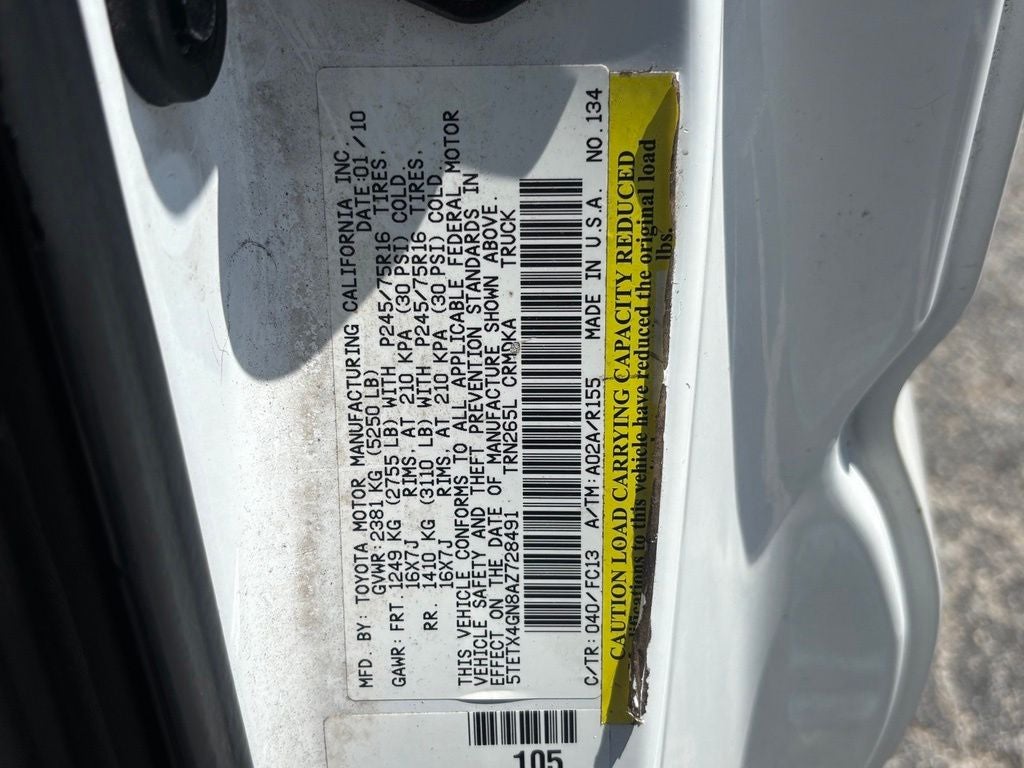 2010 Toyota Tacoma PreRunner