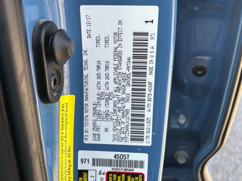 2018 Toyota Tacoma TRD Pro V6