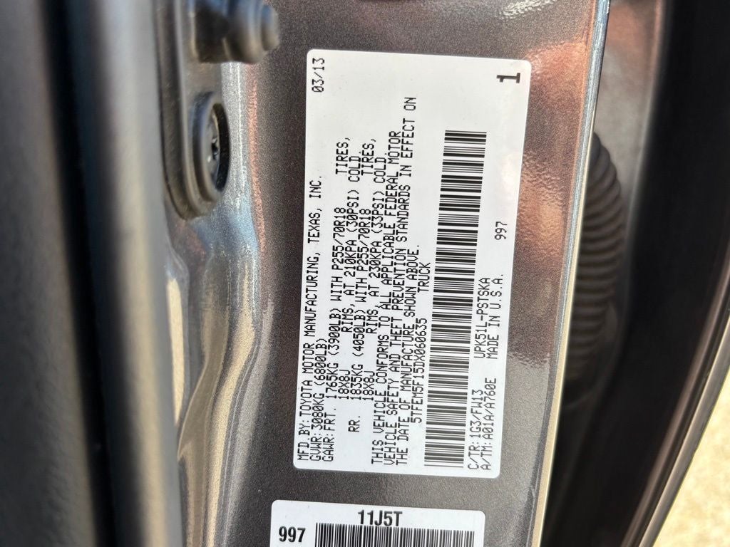 2013 Toyota Tundra Grade 4.6L V8