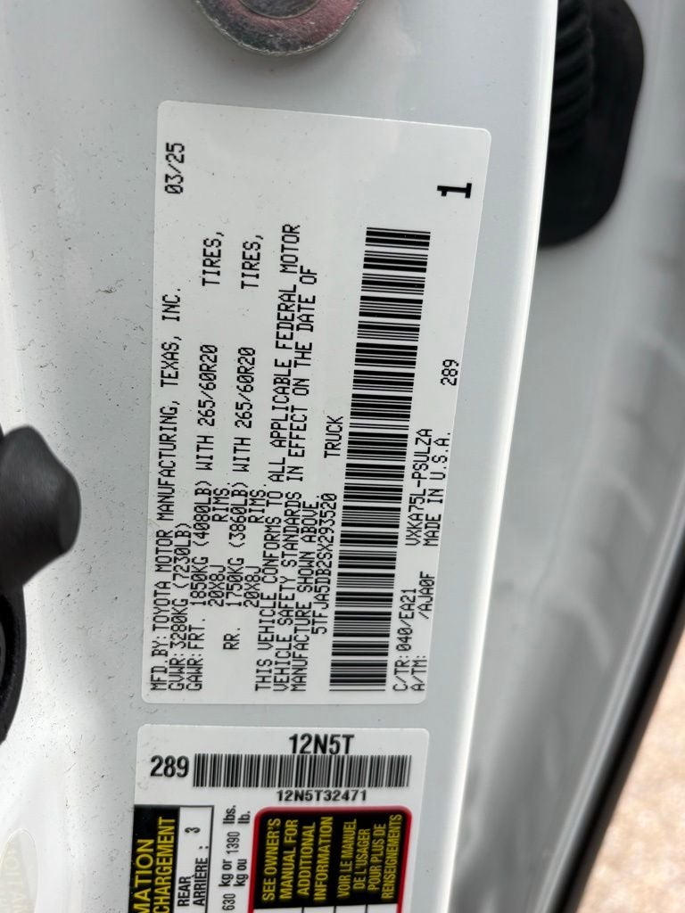 2025 Toyota Tundra Limited
