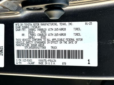 2025 Toyota Tundra Limited